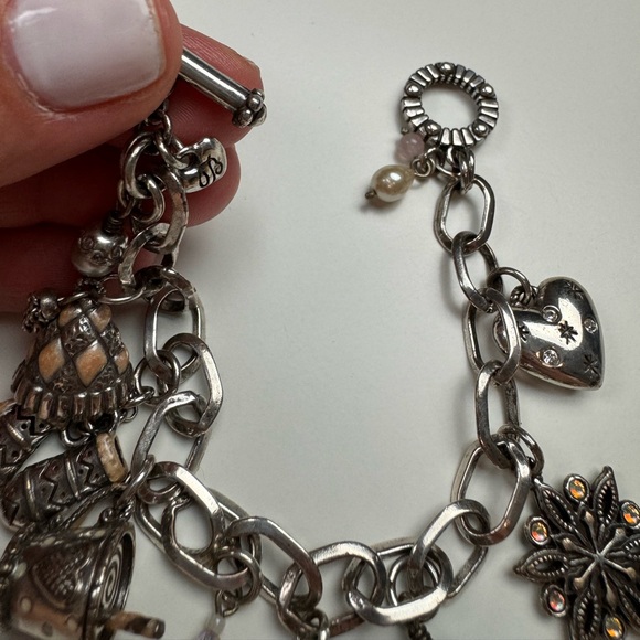 Brighton Winter Wonderland Ice Skating Charm Bracelet Mittens Hat Snowflake - Picture 3 of 6